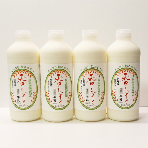 炭素循環農法 香しずく900ml 4本セット